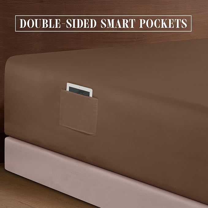 Elegant Comfort Luxurious 1500 Premium Hotel Quality Microfiber 4-Piece Sheet - Image 5