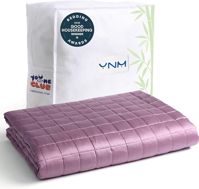 YnM Exclusive Cooling Weighted Blanket, Smallest Compartments by YNM
