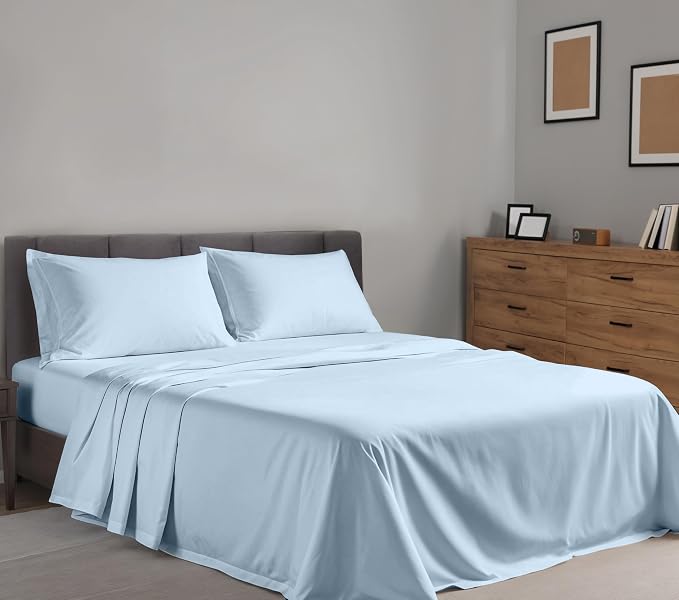 RUVANTI 100% Cotton Sheets – Twin XL Size Percale Bedding, Cooling & Breathable - Image 2
