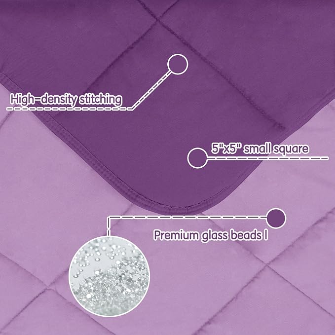 yescool Weighted Blanket Cooling Heavy Blanket - Image 4