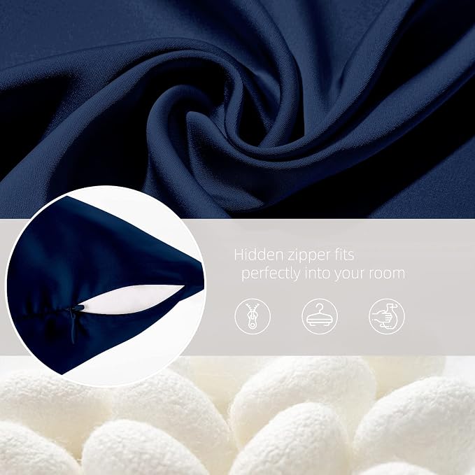 Silk Pillowcase for Hair and Skin Mulberry Silk Pillowcase Soft Breathable - Image 6