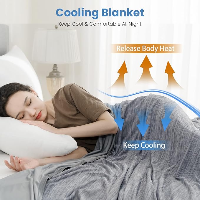 OIGAE Cooling Blanket for Hot Sleepers - Image 4