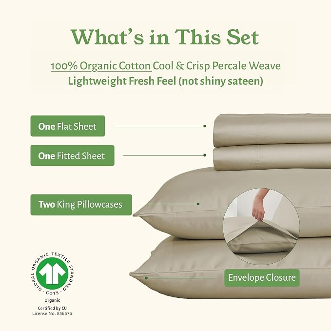 California Design Den California King Sheets Deep Pockets Set - Image 4