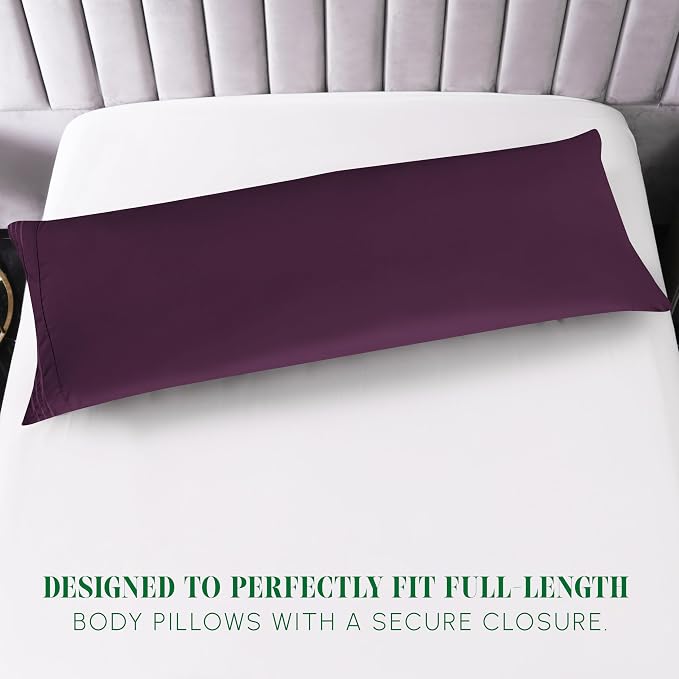 Elegant Comfort Luxury Ultra-Soft 1-Piece Body Pillowcase - Image 3