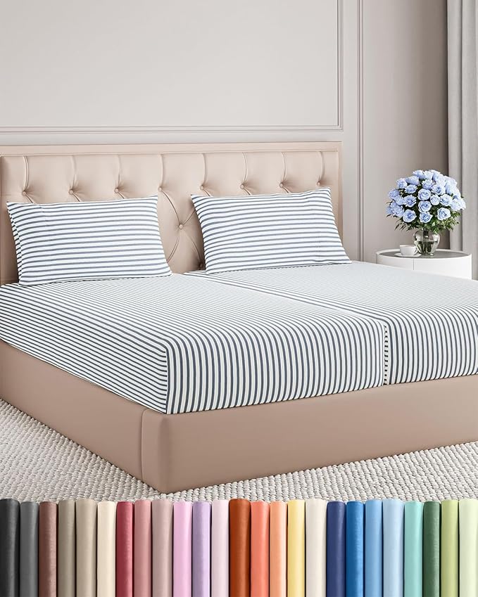 Split King Size 5 Piece Sheet Set by CGKUnlimited