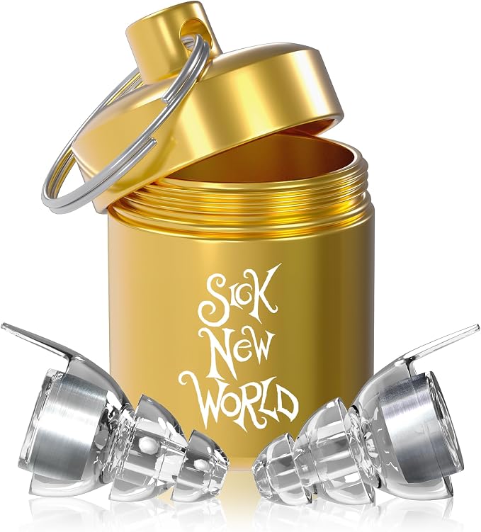 Eargasm High Fidelity Sick New World 2026 Music Festival Earplugs by Eargasm