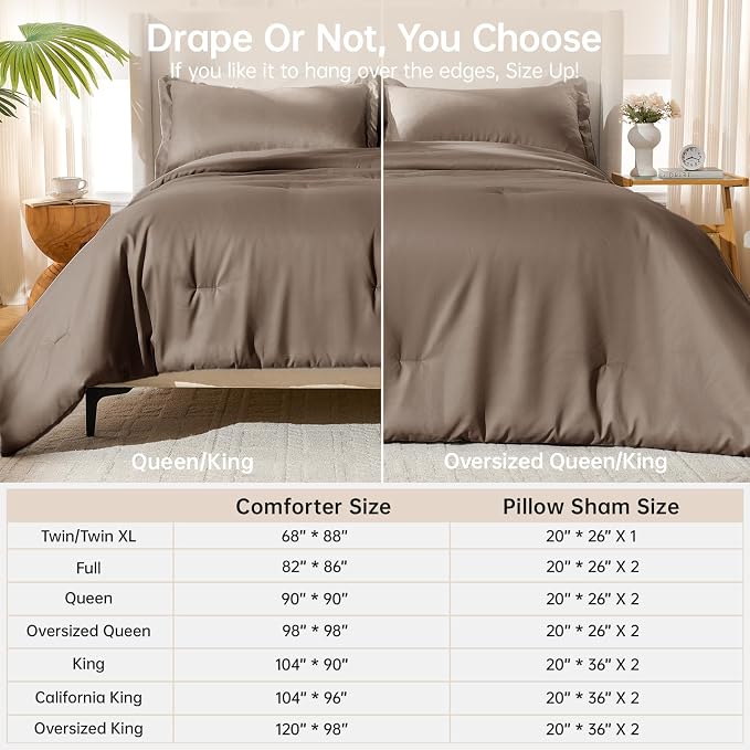 MUXHOMO Full Comforter Sets, All Season Ultra Soft Down Alternative Bedding - Image 8