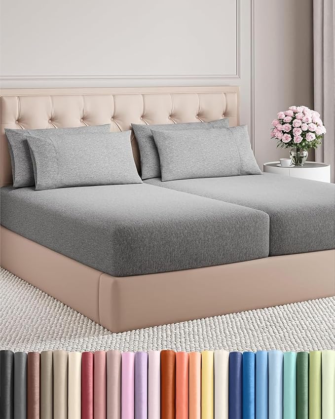 Split King 7 Piece Sheet Set by CGKUnlimited