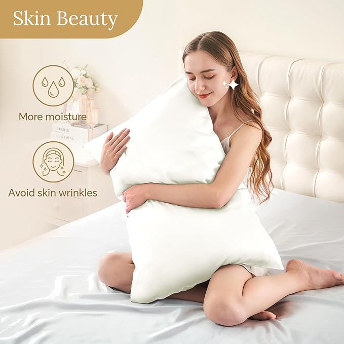INFIIXSO Mulberry Silk Pillow Case King Size, Silk Pillowcase - Image 3