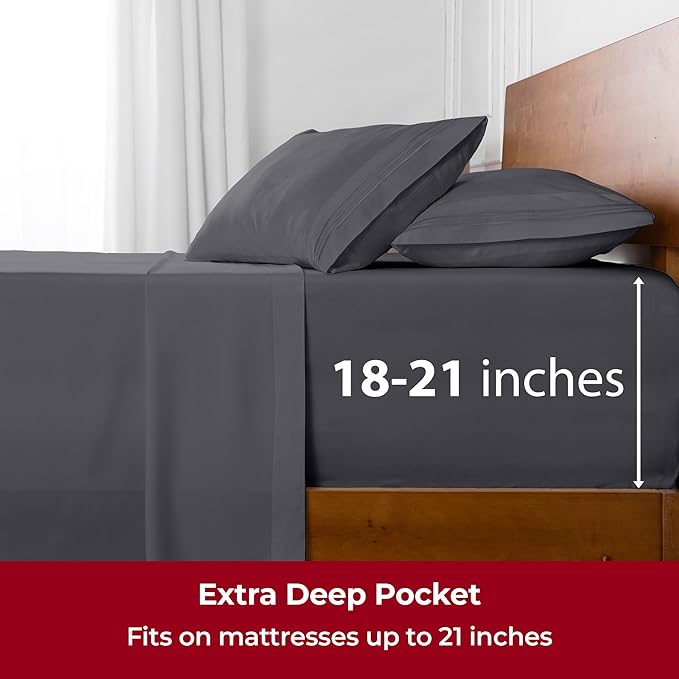Mellanni Extra Deep Twin XL Sheets - Image 6