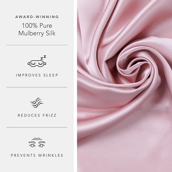 Fishers Finery 25mm 100% Pure Mulberry Silk Pillowcase - Image 5