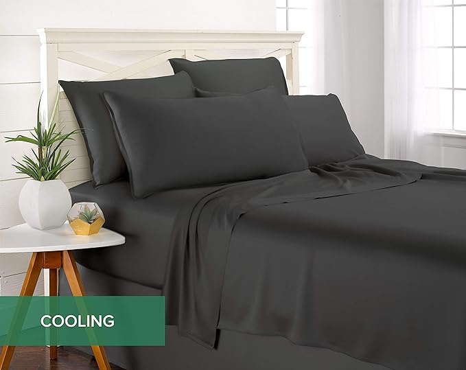 King Pillowcases by Pure Bamboo, Genuine 100% Organic Viscose Derived from - Image 5