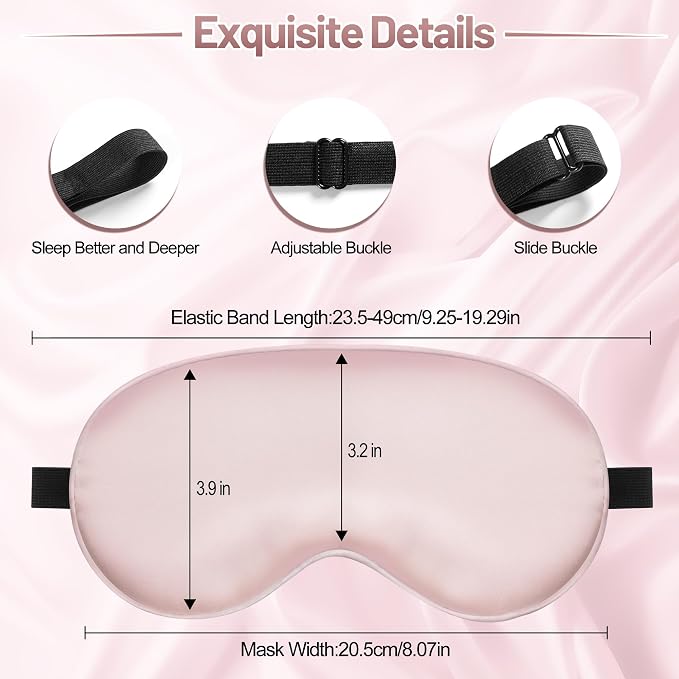 Sleep Mask, Silk Eye Mask for Sleeping - Image 3