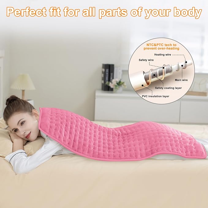 Deepsoon Heating Pad, Electric Heating Pads - Image 3
