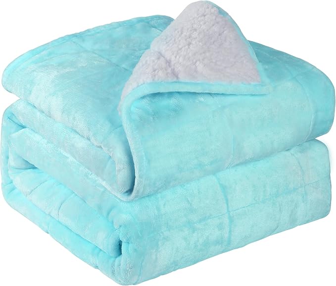 Alomidds Sherpa Fleece Weighted Blanket by Alomidds