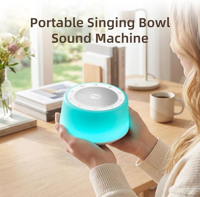 Kipcush Automatic Tibetan Singing Bowl Sound Machine – 11 Healing Tones - Image 4