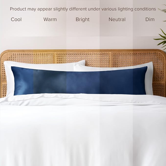 Bare Home 100% Rayon Made from Bamboo Luxury Body Size Cooling Pillowcase - Image 7