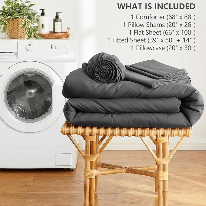 HIMEET Twin XL Size Comforter Sets - Image 6