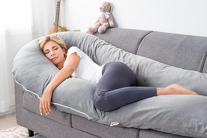 Meiz Pregnancy Pillow, Cooling Silky Pregnancy Pillows - Image 6