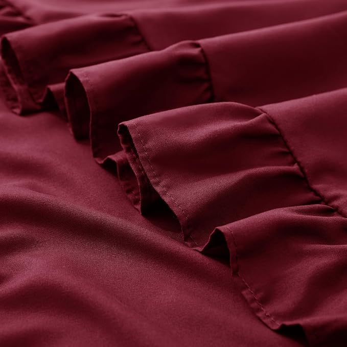 KKJIAF Ruffle Body Pillow Cases Set of 1, Ruffled Pillow Covers - Image 6