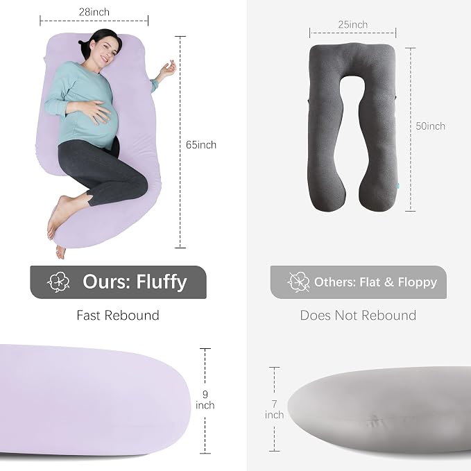 MOON PARK Pregnancy Pillows for Sleeping - Image 7