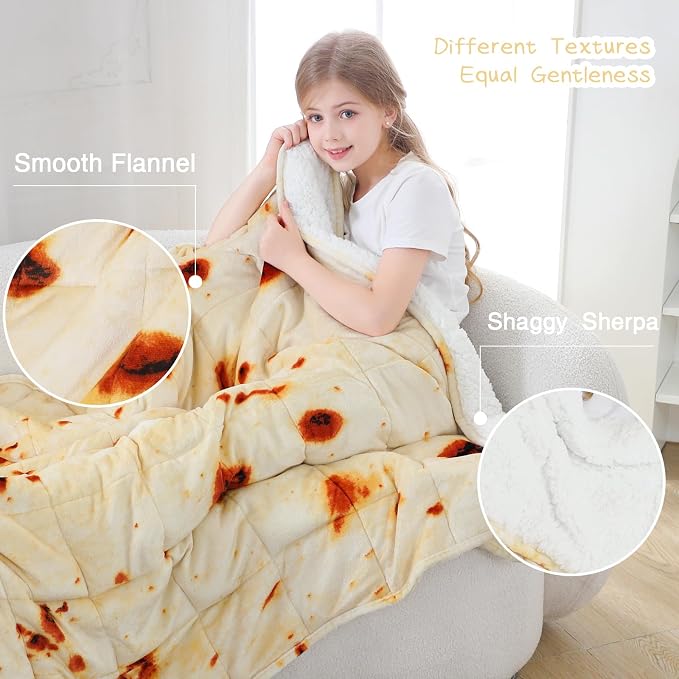 Aemicion Kids Weighted Blanket 7 Pounds Twin Size 41''×60'', Comfortable Soft - Image 3