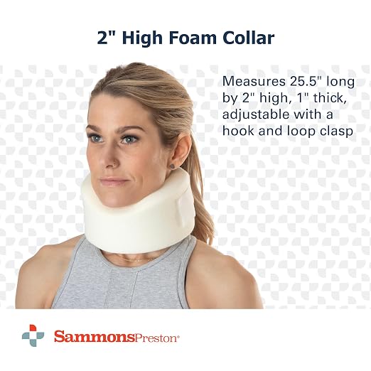 Sammons Preston Universal Contour Cervical Brace, Adjustable Hook and Loop - Image 4