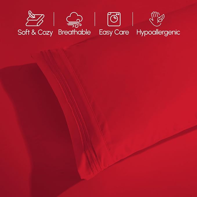 Elegant Comfort Luxurious 1500 Premium Hotel Quality Microfiber Three Line - Image 5