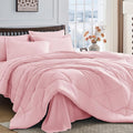 HEVUMYI Pink Twin Comforter Set by HEVUMYI