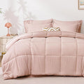 Love's cabin Full Comforter Set Blush Pink, 7 Pieces Full Bed in a Bag by Lovescabin