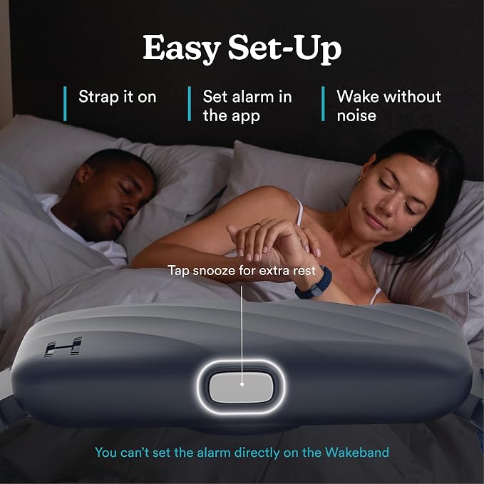 Homedics WakeBand Silent Vibrating Alarm Wristband, Ultra-Light Comfortable - Image 4