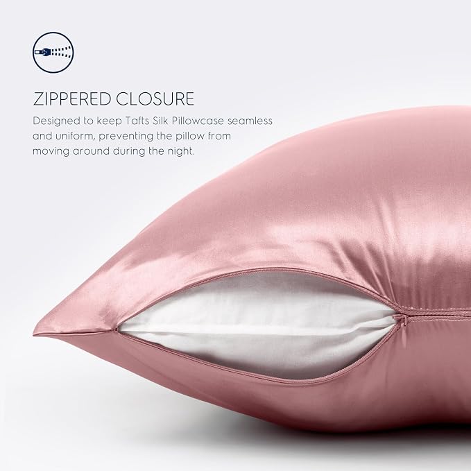 Tafts Pillow Cases - 22mm 100% Pure Mulberry 6A Silk Pillowcase - Image 6