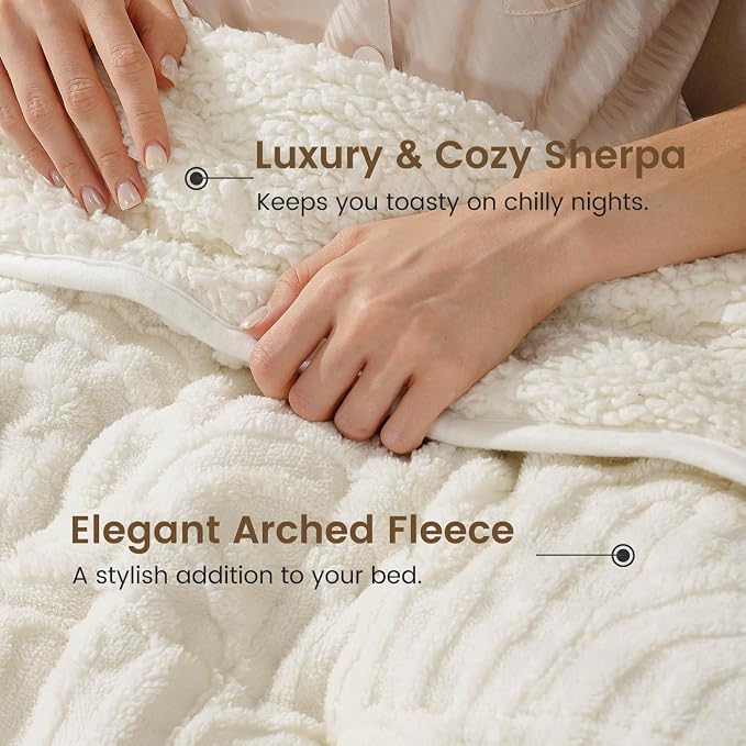 Sherpa Fleece Adult Weighted Blanket Great - Image 3
