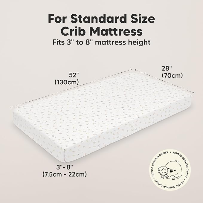 KeaBabies 2-Pack Organic Crib Sheets - Image 2