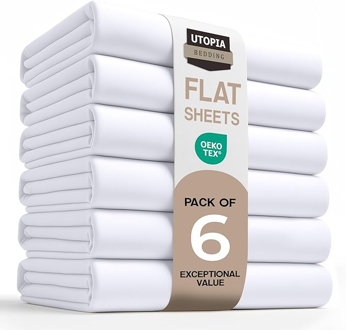 Utopia Bedding Flat Sheets by UTOPIABEDDING
