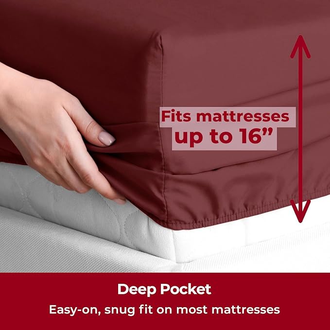 Mellanni Twin XL Sheets Set - Image 5