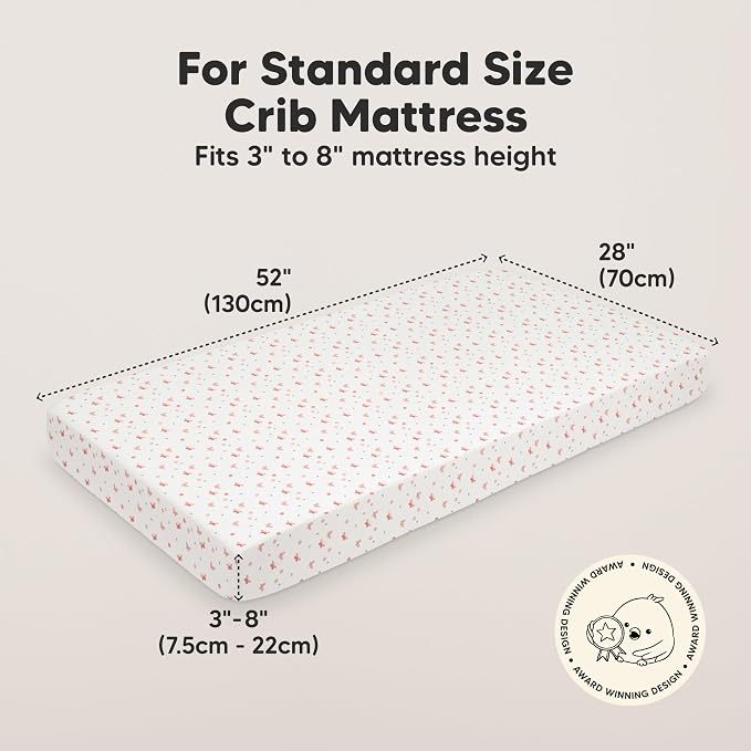 KeaBabies 2-Pack Organic Crib Sheets - Image 2