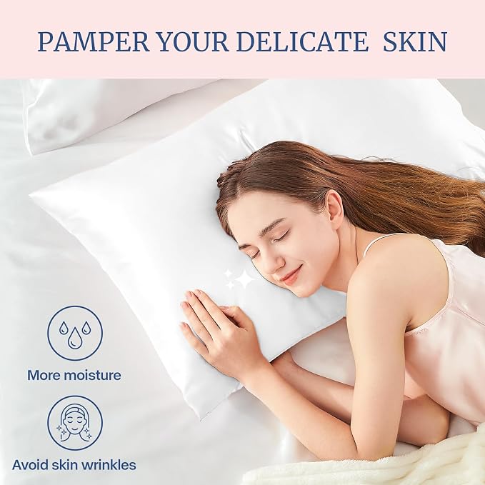 BEDELITE Satin Pillowcase for Hair and Skin, Super Soft Similar to Silk Pillow - Image 4
