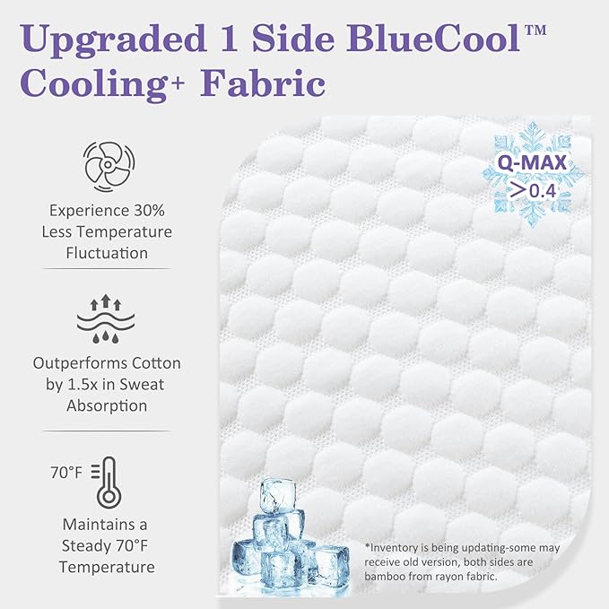HOMELAB Adjustable Shredded Memory Foam Pillow Queen Size, Cooling Bed Pillow - Image 2