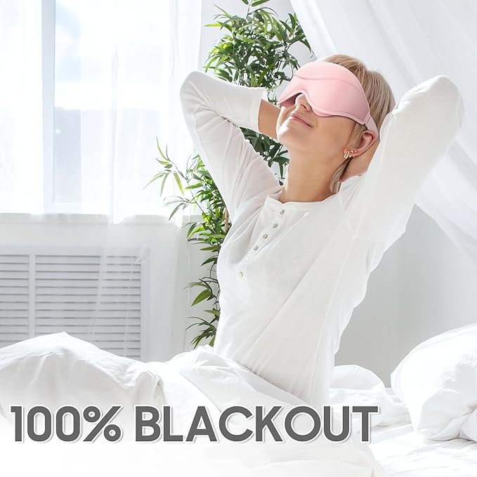 Sleep Mask - Total Blackout 3D Sleeping Mask, Super Lightweight & Silky Soft - Image 2