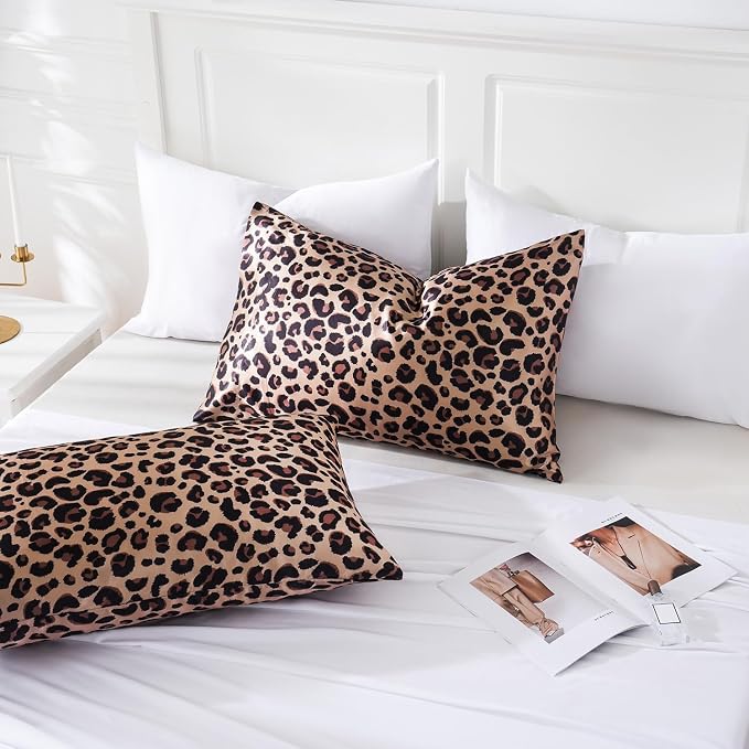 MR&HM Satin Pillowcase for Hair and Skin, Silk Satin Pillowcase 2 Pack - Image 6