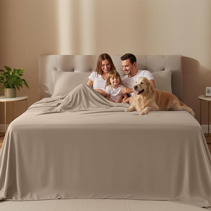 Utopia Bedding Full Sheet Set – 4 Piece Bed Sheets - Image 2