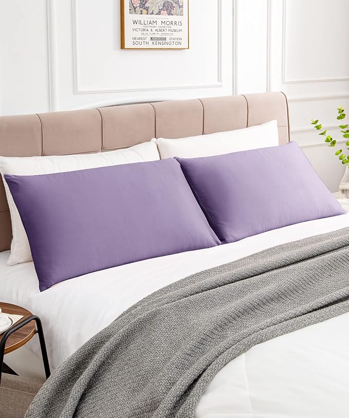 Warmstar Cotton Pillow Cases King Size Set of 2, 600 Thread Count Pillowcases - Image 2
