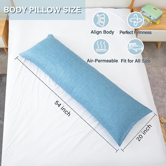 1 MIDDLE ONE Body Pillow, Cooling Memory Foam Body Pillows - Image 4