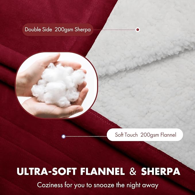 Electric Heated Blanket Twin 62" x 84" - Image 3