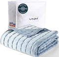 YnM Cooling Weighted Blanket for Adults, 50lbs Heavy Bed Throw Comforter by YNM