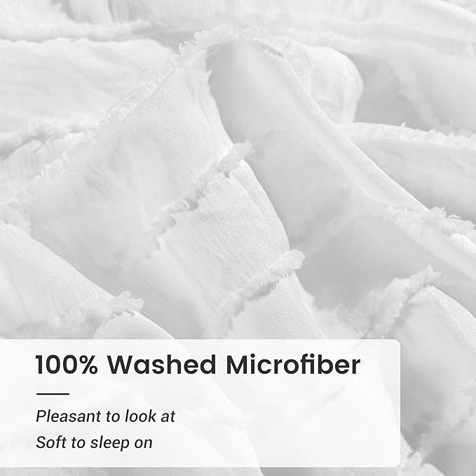 NEXHOME PRO Duvet Cover, Soft and Lightweight 100% Washed Microfiber Comforter - Image 3
