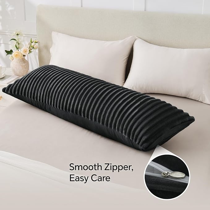 BEDELITE Fluffy Faux Fur Body Pillow Cover - Image 4