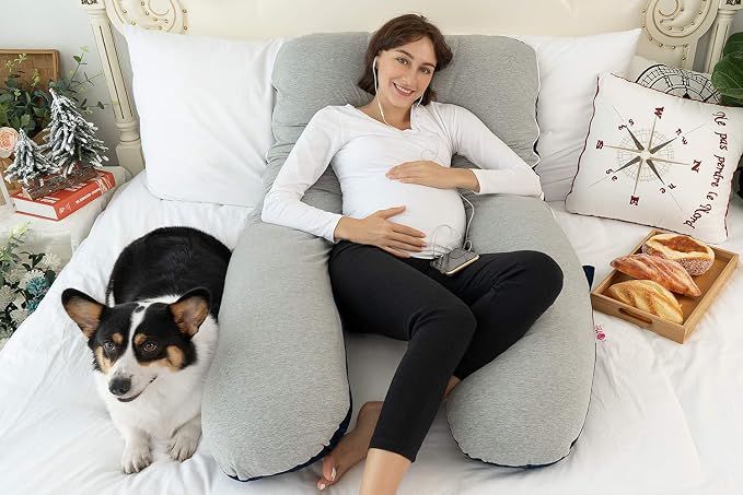 Meiz Pregnancy Pillow, Cooling Pregnancy Pillows - Image 2