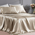 FreshCulture Satin Sheets Twin Size Bed Set by FreshCulture